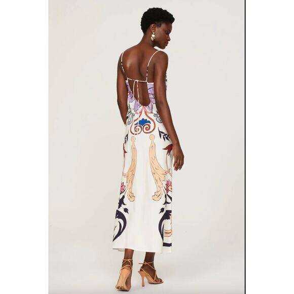 CAROLINA K Scrolls Slip Dress Sz XS - Picture 2 of 8